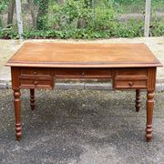 Bureau Louis XVI en chêne massif du 19ème