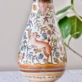 Large hand-painted artisanal vase from Coimbra