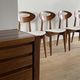Lot 4 vintage chairs by Roger Landault for Sentou, France 1950