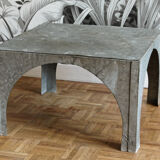 Sheet metal coffee table