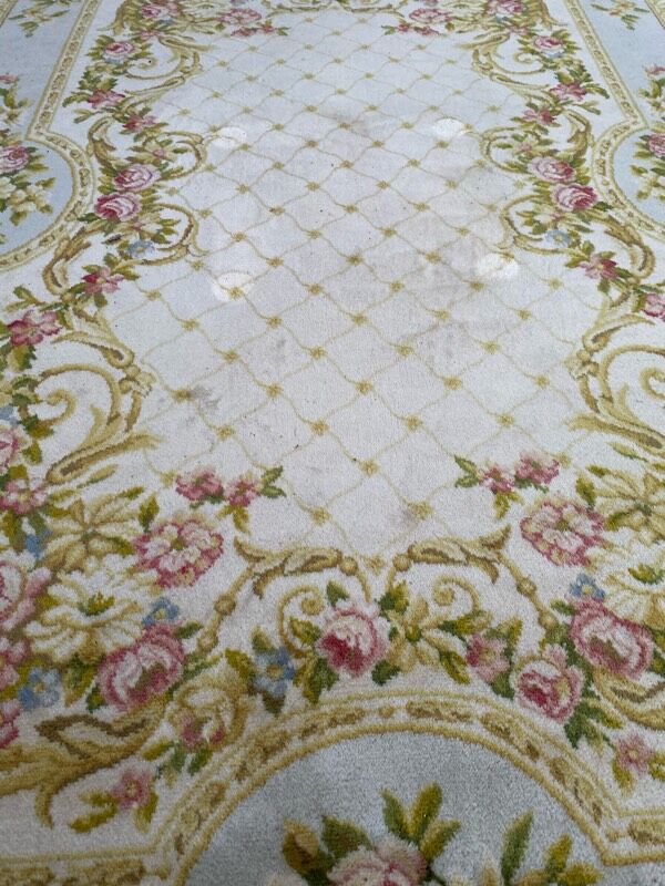 Vintage French carpet soapy style 200x300 cm