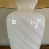Lampe de table vintage design en verre de Murano