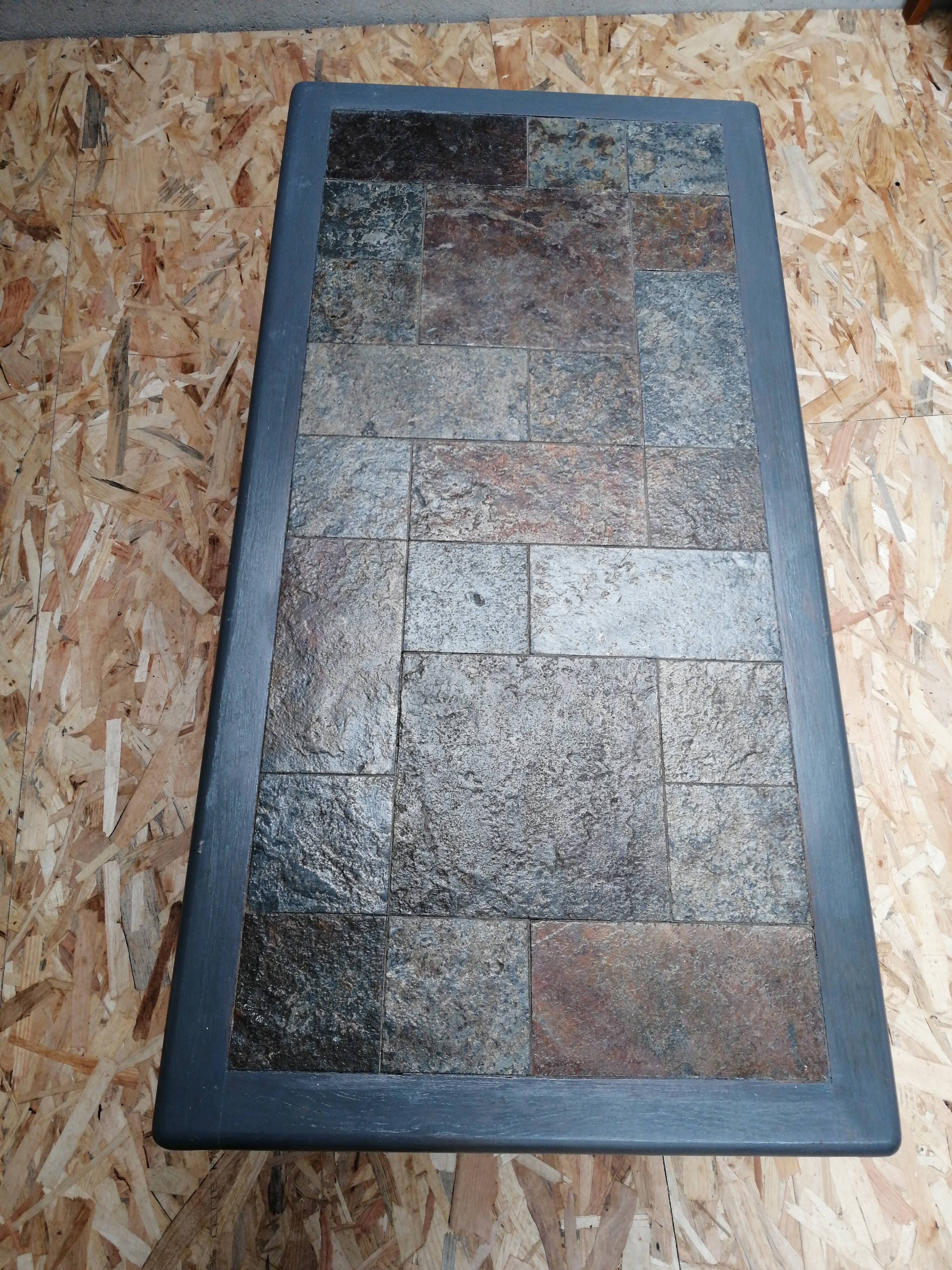 Stone coffee table