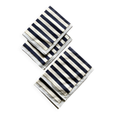 Blue striped napkins