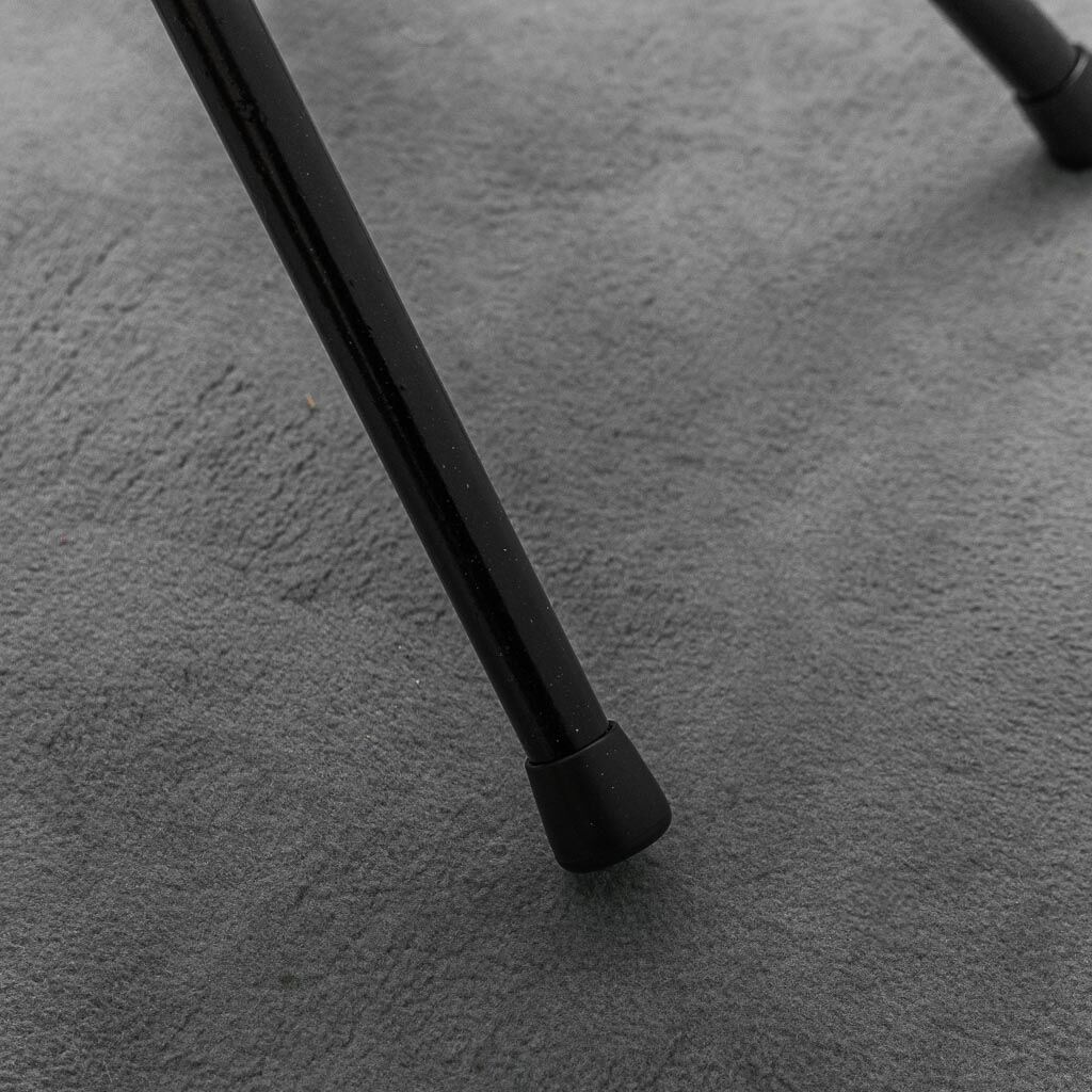 Set of 4 folding chairs in metal and wood, 1970s vintage