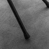 Set of 4 folding chairs in metal and wood, 1970s vintage