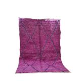 Handmade wool Berber rug 250 x 150 cm