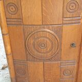 Oak art deco sideboard