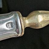 Art Deco silver-plated and vermeil cake server