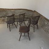 4 chaises Fanett SWR Ilmari Tapiovaara