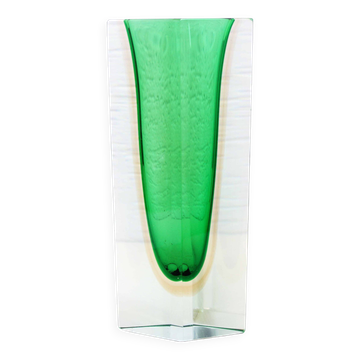 Murano glass vase, Sommerso, 1970