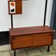 MCM Vintage Teak Coat Rack with Storage Unit