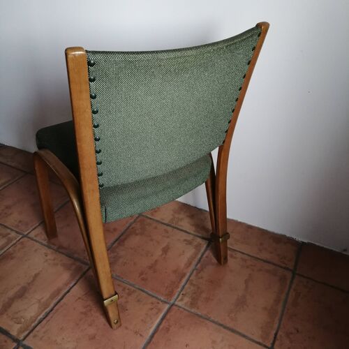 Chaise “Bow Wood” de Steiner années 50