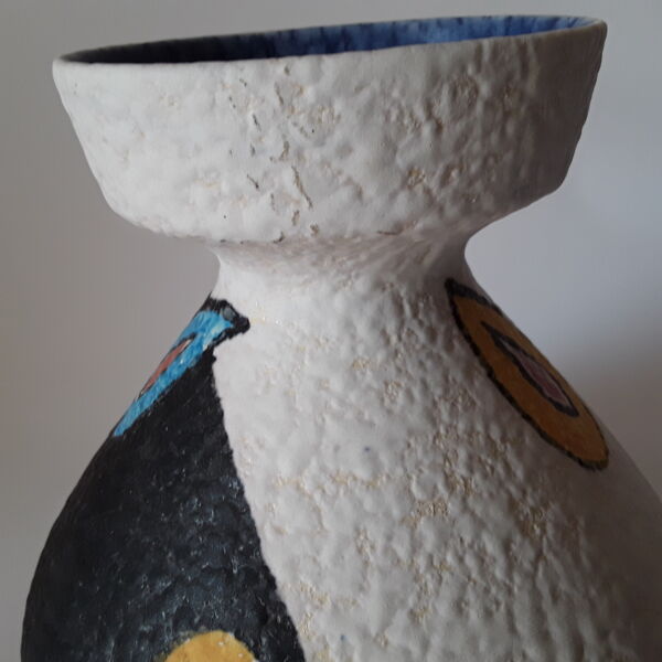 Vase en céramique ü-keramik, Allemagne 1960