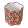 Flower-shaped lampshade print