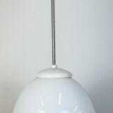 Vintage Chandelier with Milk Glass from Elektrosvit, 1960s