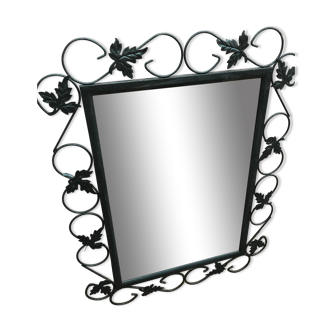 Metal frame mirror