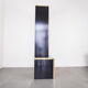 Wooden cabinet cabinet showcase 80s