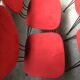 Vintage red chairs from the 60s
