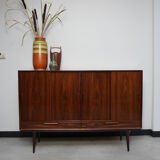 Gunni Omann 'model 13' highboard in rosewood, Denmark 1960s