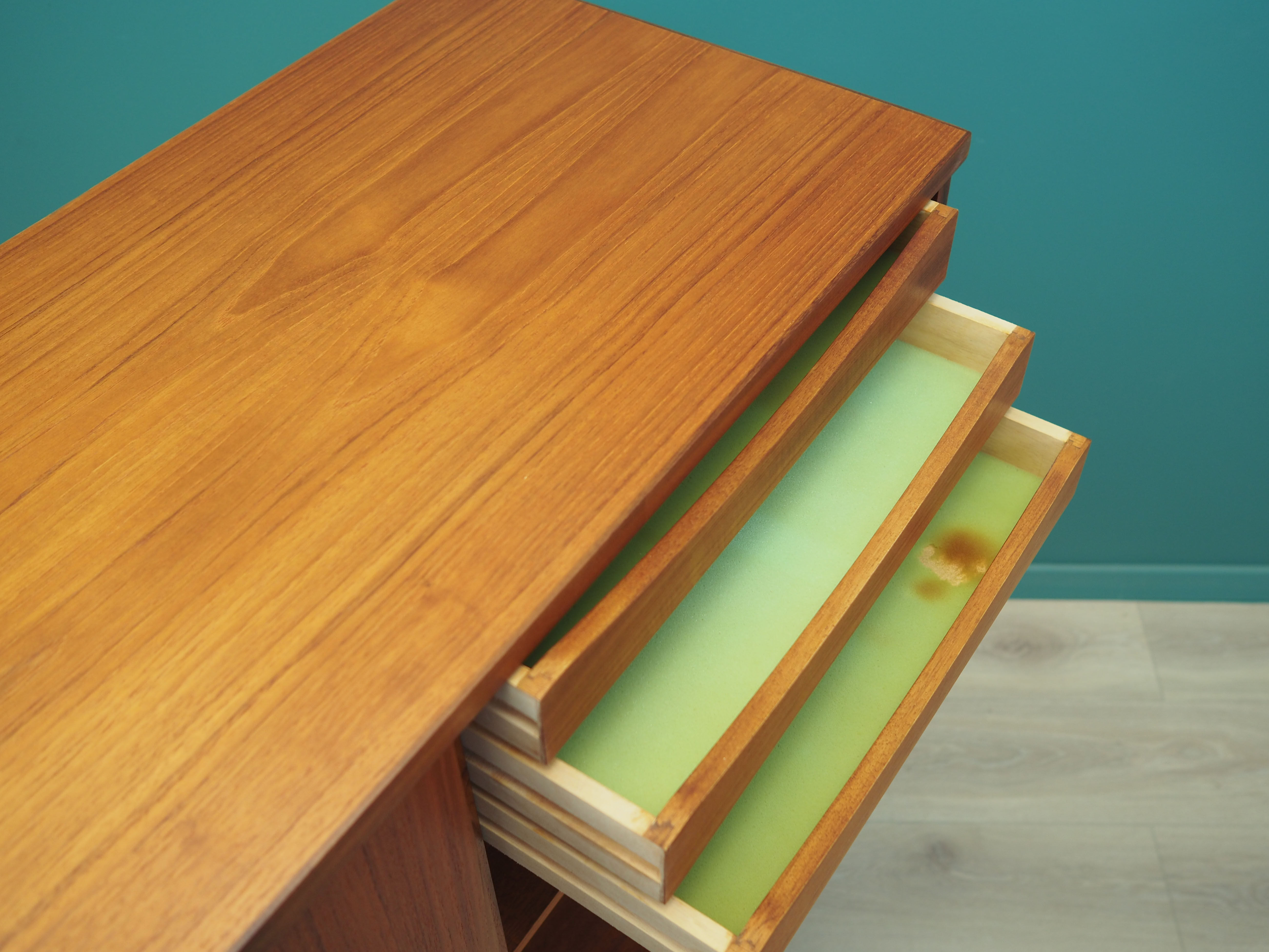 Teak highboard, Danish design, 1960s, production: Denmark