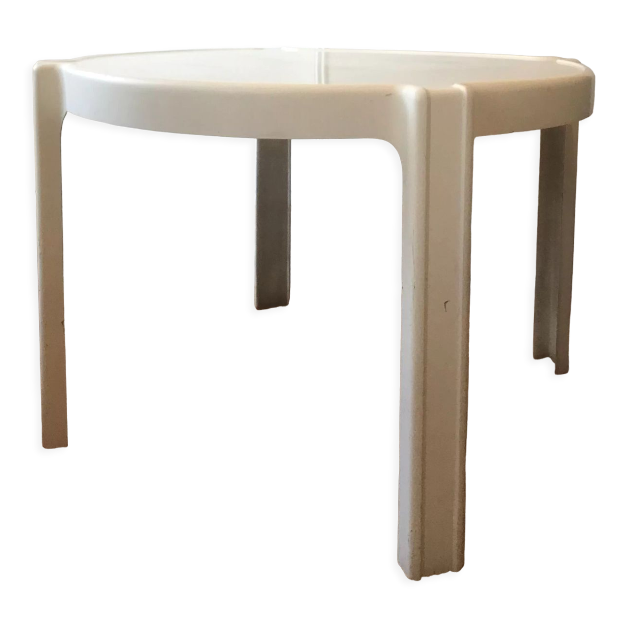 Table Marc Berthier round Space age 1970