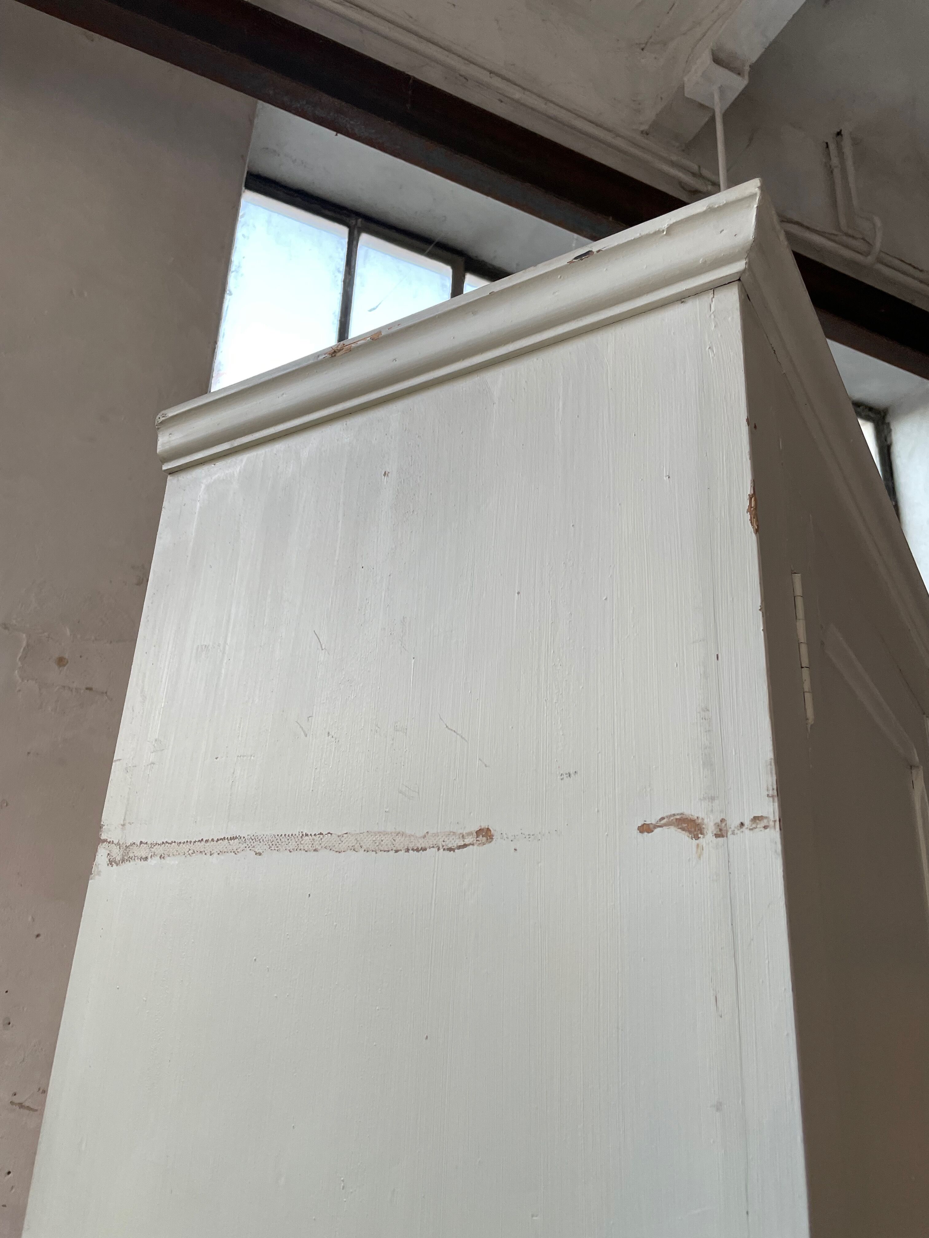 White cutter cabinet
