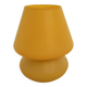 Small vintage lamp in orange opaline glass from the 1970s