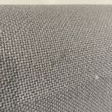 Yellow tubular modular bench & gray fabric