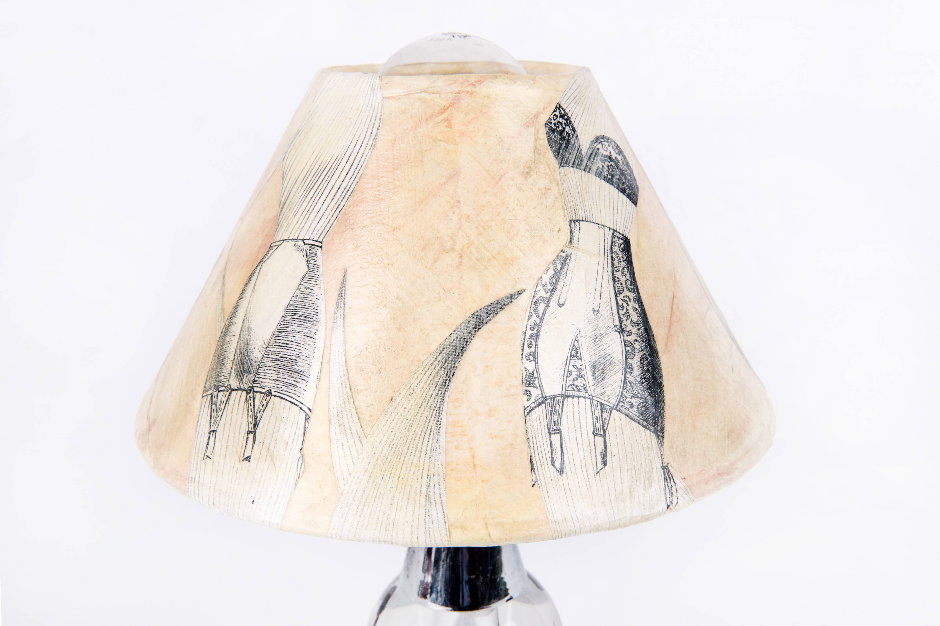 Paire de lampes de chevet vintage