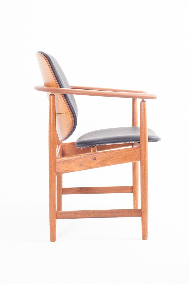 Teak Armchair by Arne Hovmand Olsen for Jutex, 1960s