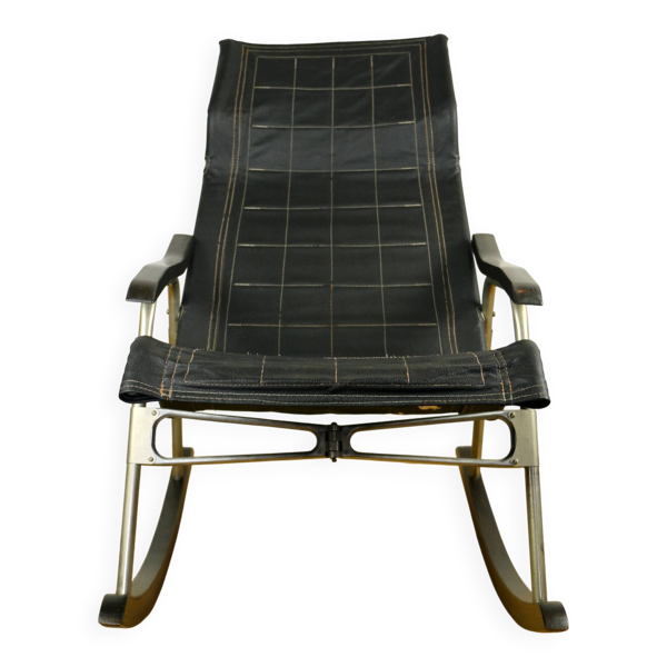 Chaise berçante pliante Takeshi Nii des années 60 - en excellent état