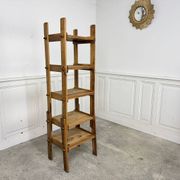 Etagère brutaliste 1950 en hêtre