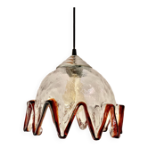 Large Mazzega murano glass pendant light