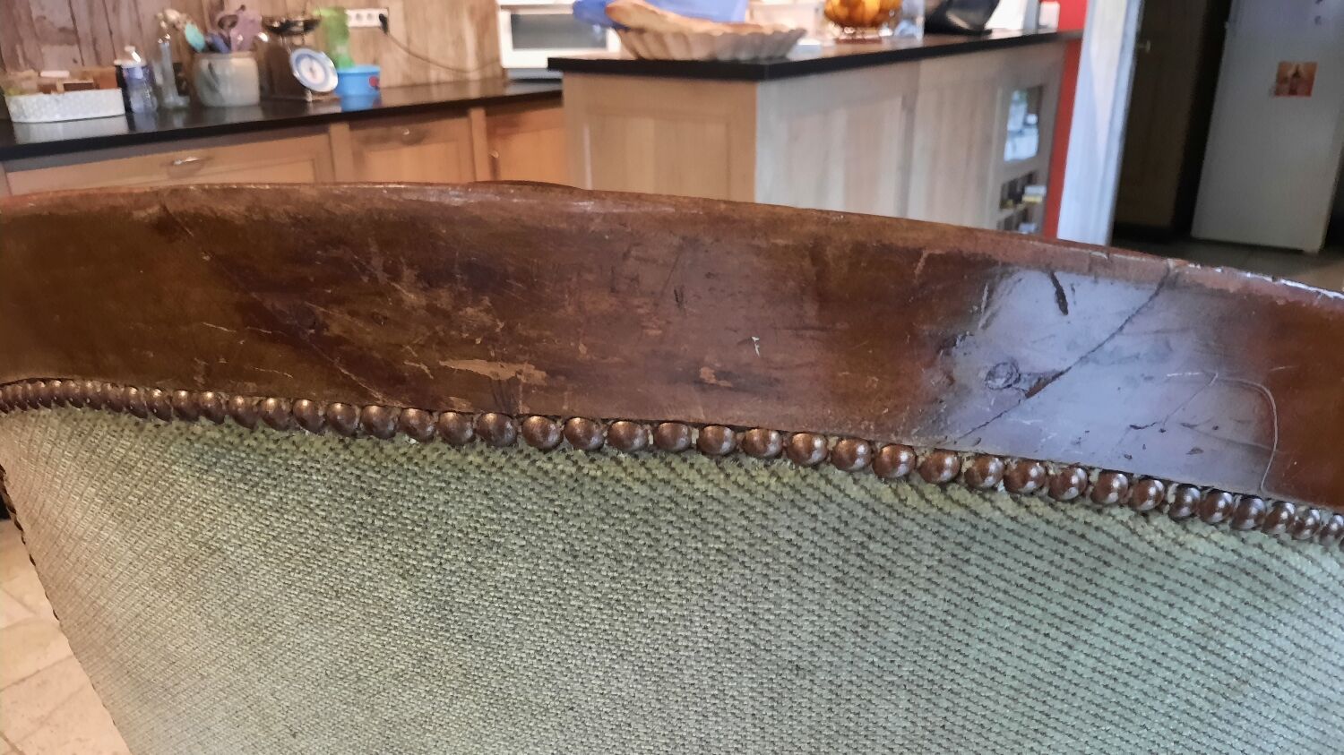 Armchair bergère style Louis Philippe