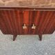 Chevet table de nuit design 1960 vintage scandinave pieds compas
