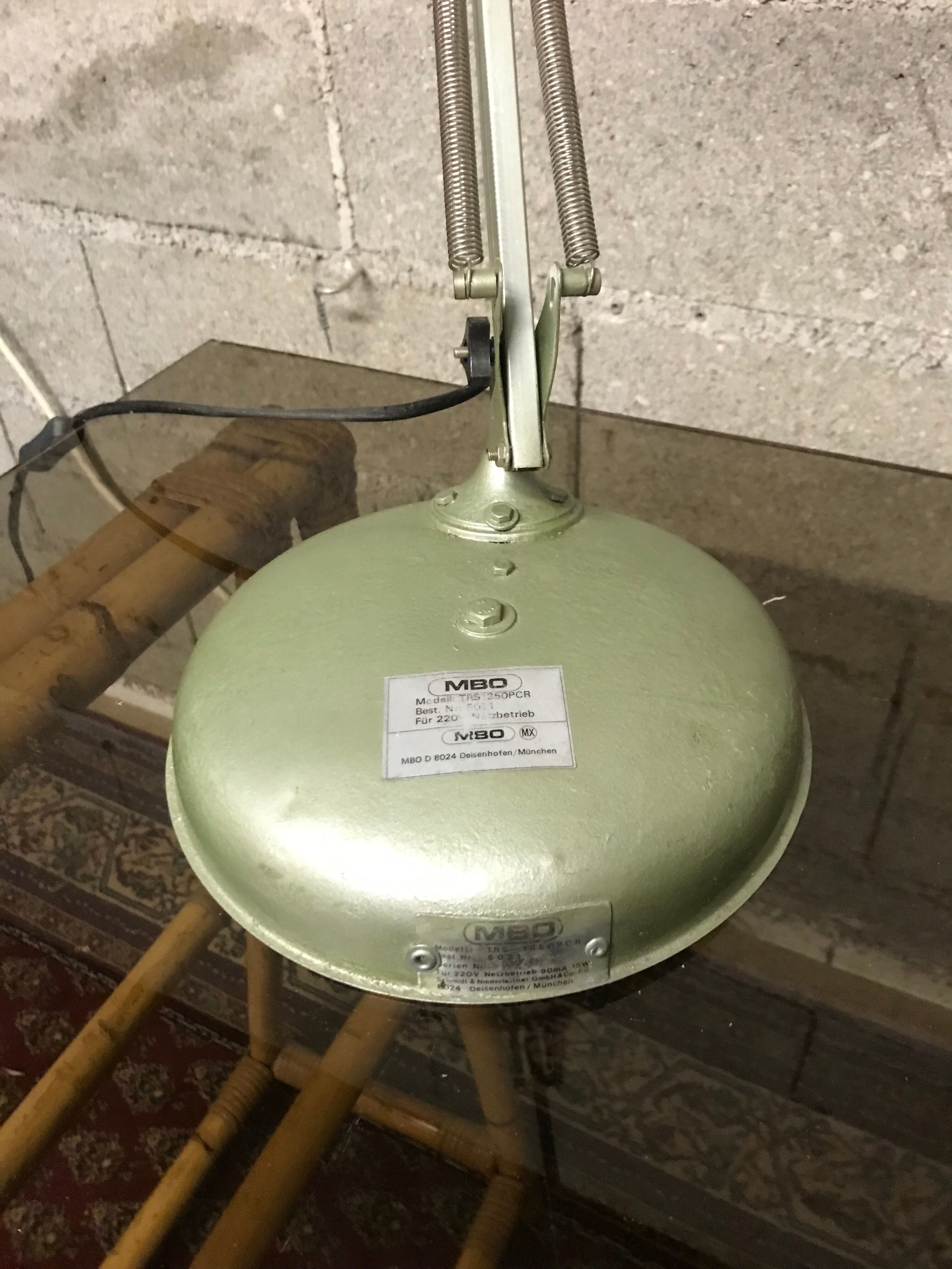 Vintage articulated architect lamp design 60/70