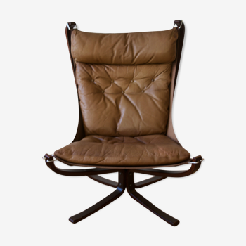 Norwegian Falcon armchair by Sigurd Ressell for Vatne Møbler, 1970s