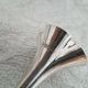 Pair of tulip vases flared collar late 19th century silver goldsmith punches
