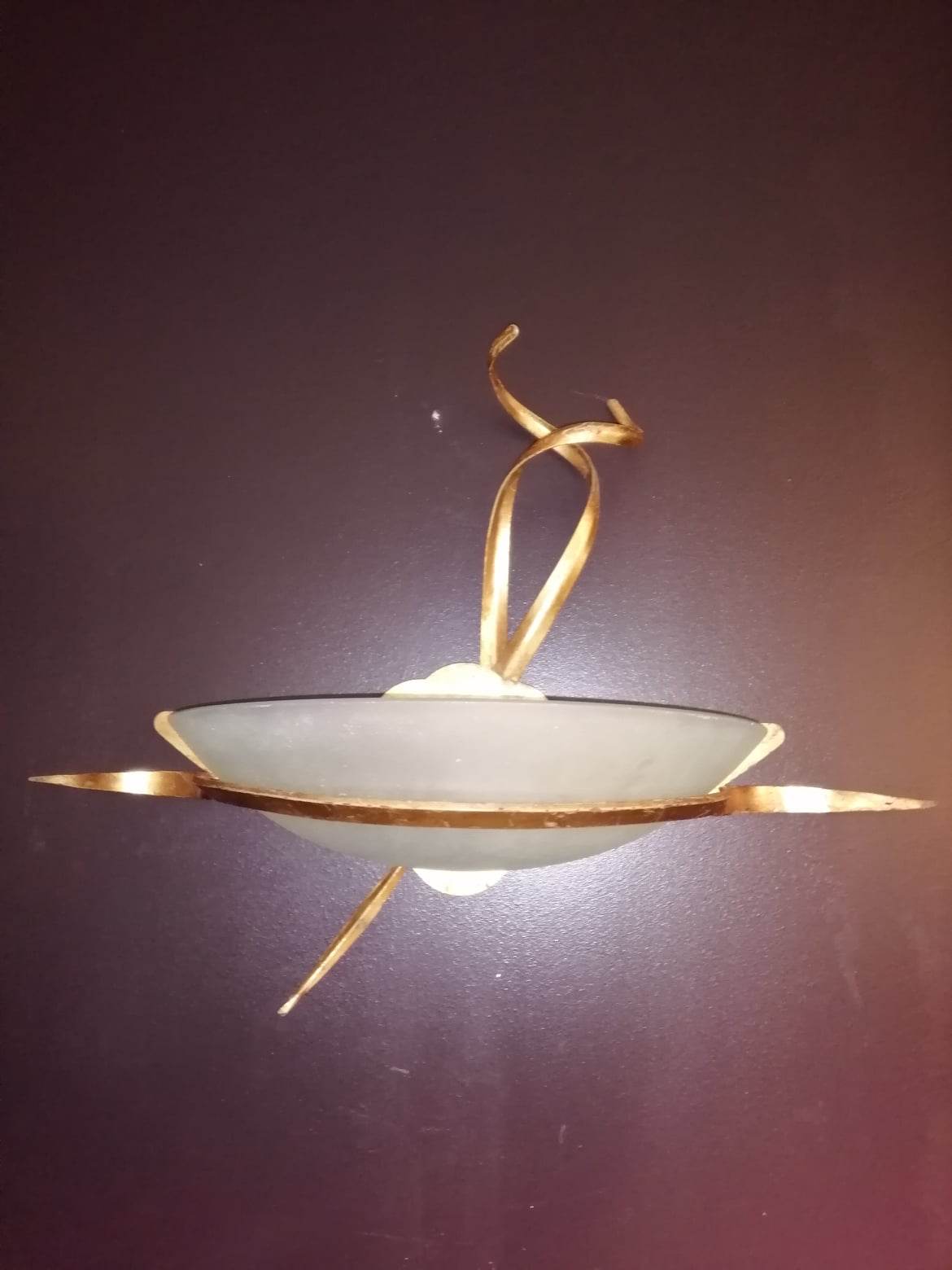 Pair of 70s wall lamps by malka