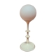 Lamp in metal and opaline satin of e.r vele edition temde 70s