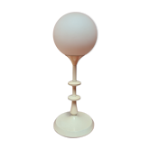 Lamp in metal and opaline satin of e.r vele edition temde 70s