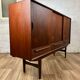 Vintage Scandinavian "highboard" sideboard in teak, 60s