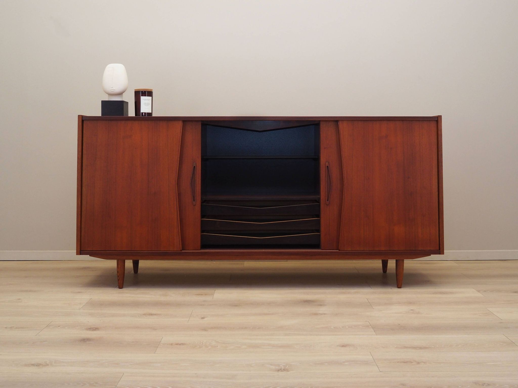 Teak sideboard, Danish design, 1970s, production: Denmark