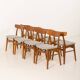 Danish vintage teak chairs attr. to Farstrup, set of 8, 1960s