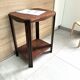 Art Deco Console 1930 walnut veneer.