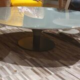 Table basse rochebobois ovni diam. 90cm