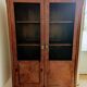 Marquetry library in Transition style Louis XV / Louis XVI