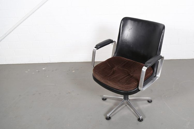 Fröscher Ib Kofod-Larsen leather office chair