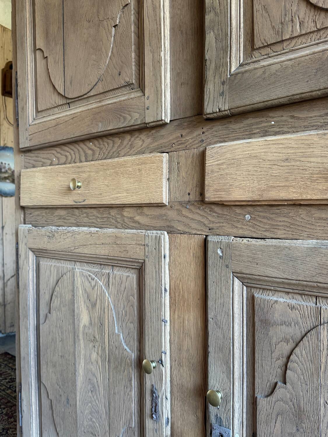 The rustic oak dresser